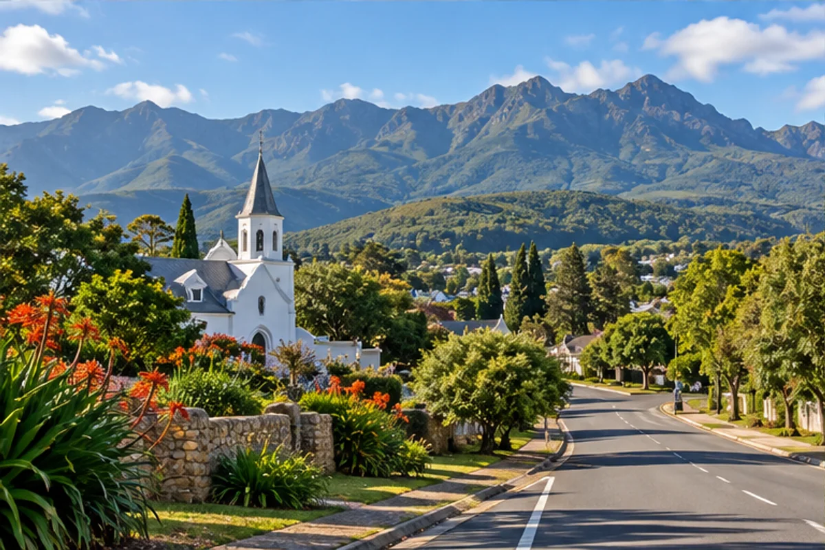Landscape and properties in Blanco, George