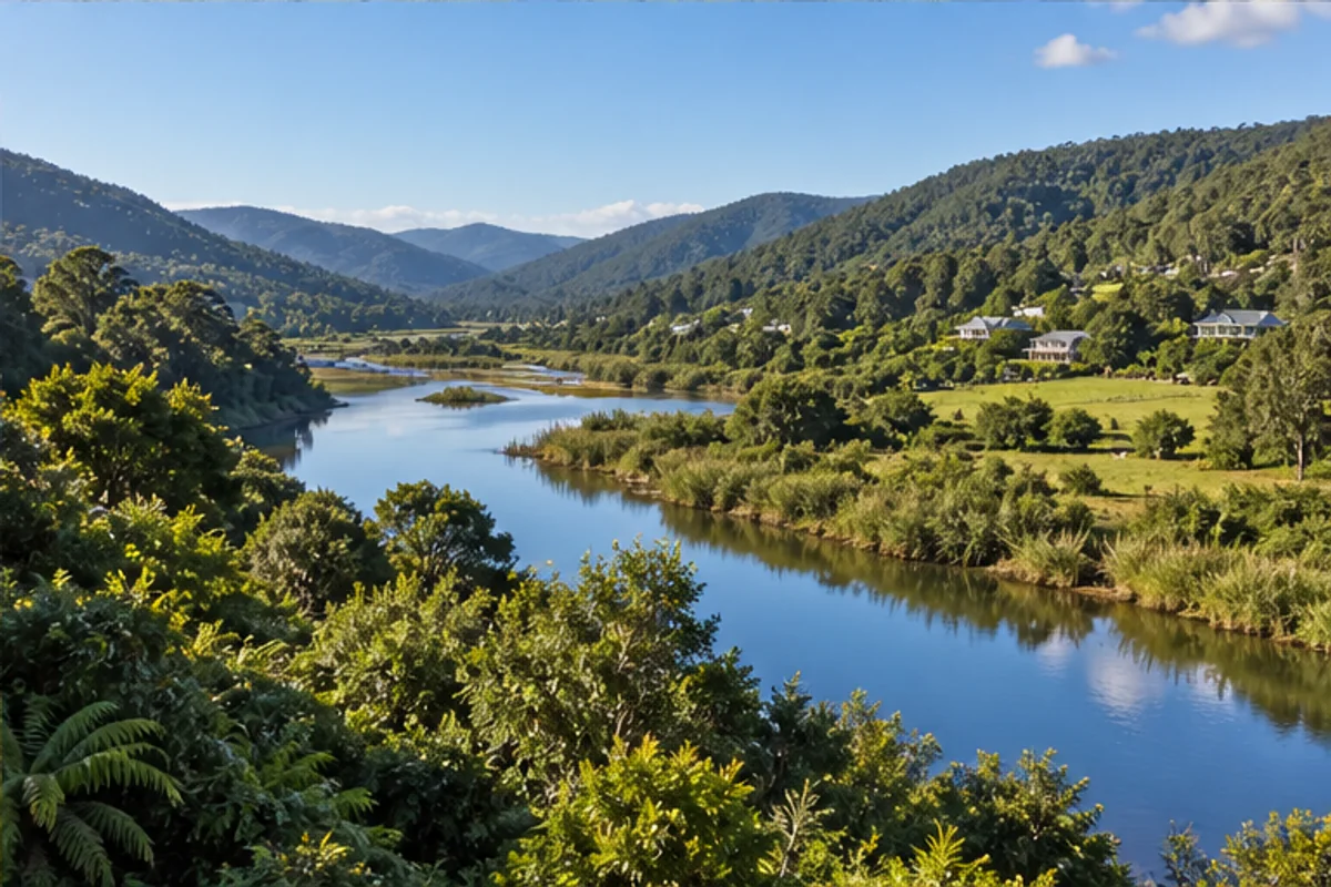 Landscape and properties in Duiwerivier, Wilderness