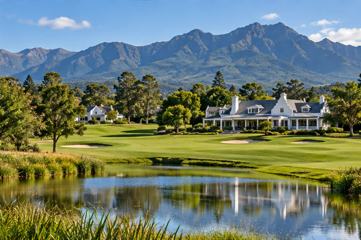 Landscape and properties in Fancourt, George