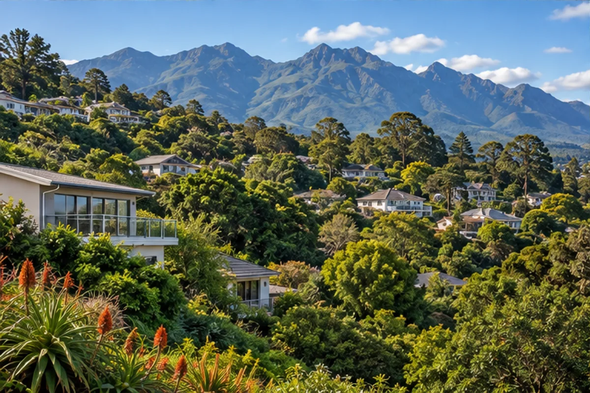 Landscape and properties in Fernridge, George