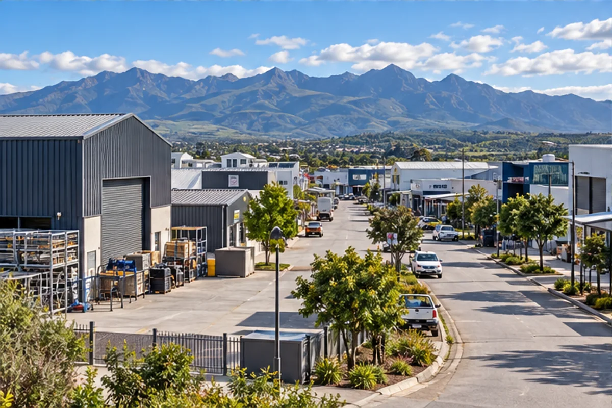 Landscape and properties in George Industrial, George