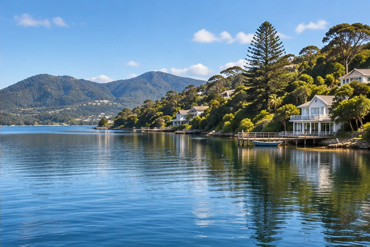 Landscape and properties in Island Lake, Wilderness