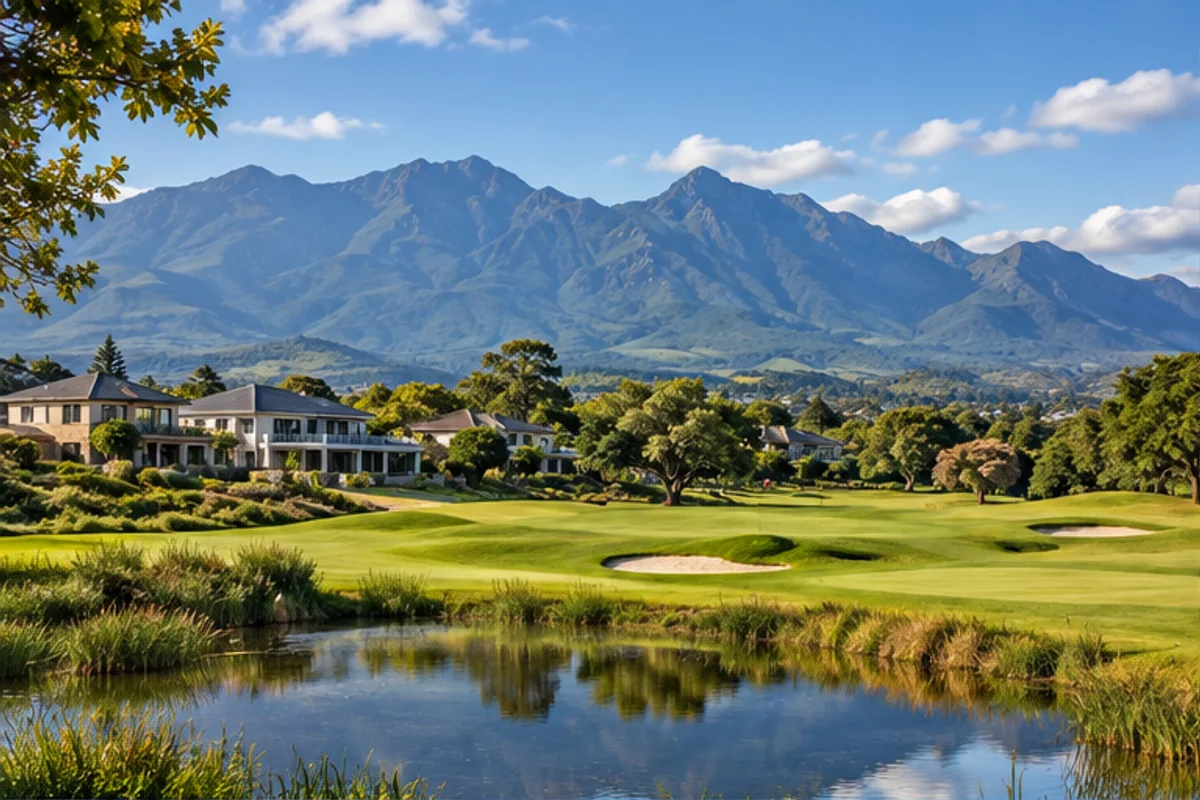 Landscape and properties in Kingswood Golf Estate, George